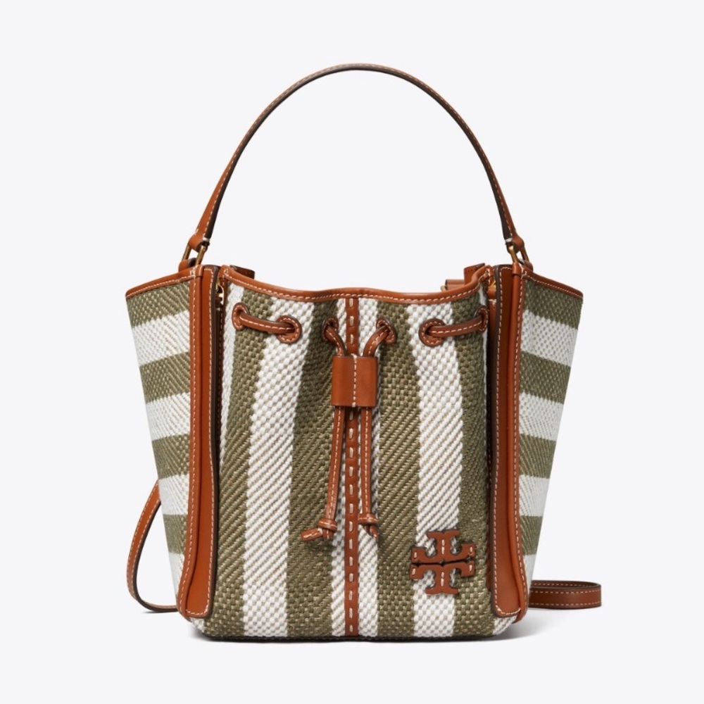 Tory Burch McGraw Striped Dragonfly bag